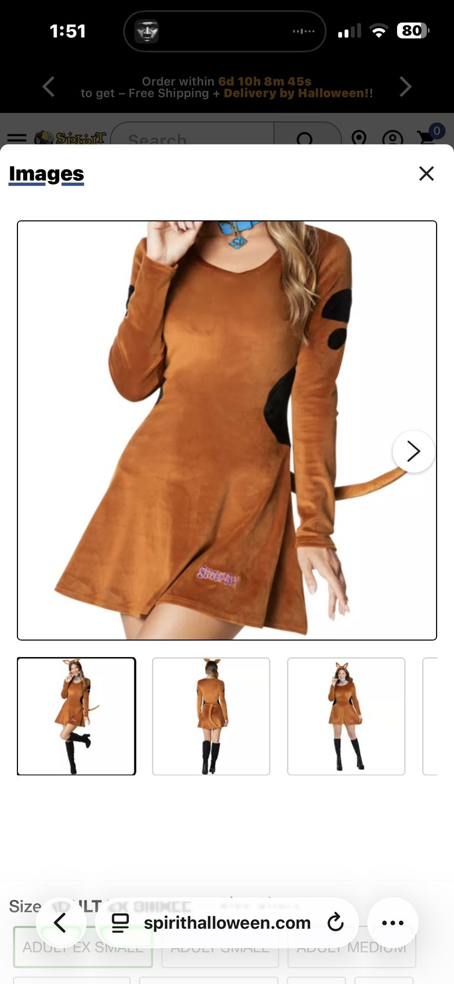 Scooby doo women’s dress