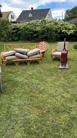 Couch & chair & vacuum