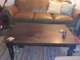 Antique styel wood coffe table, great condición