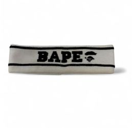 Bape Two Tone Headband White Black
