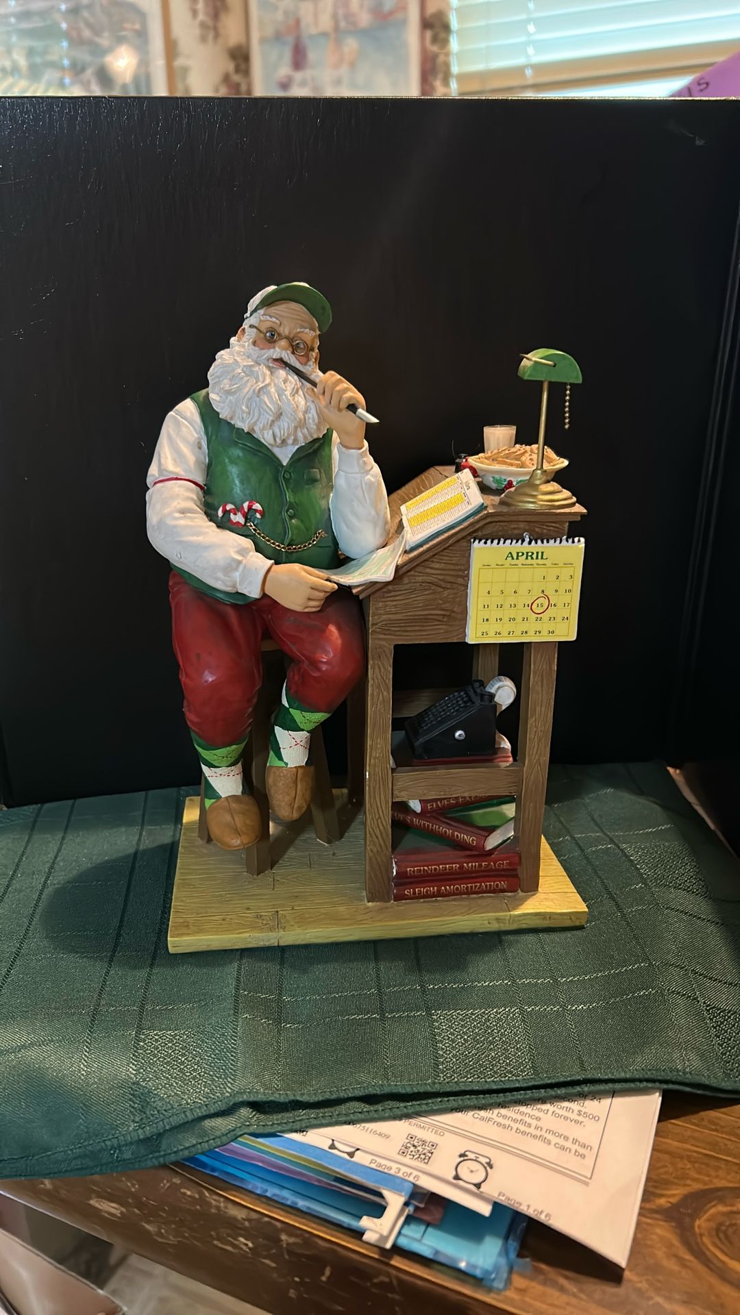 Danbury Mint “CPA Santa”. Rare.