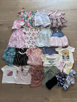 baby girl 12 month summer bundle (Kate Spade, Cat & Jack, Carter’s, Jessica Simspon and more)