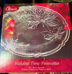 🚨BRAND NEW FINE DINING GLASS HOLIDAY PLATTER🚨