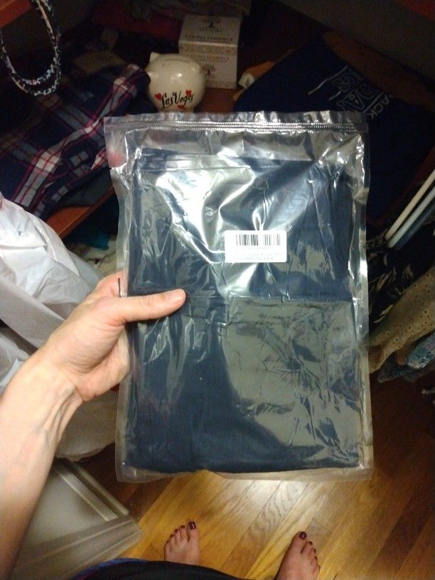 Bagged Unopened Blue Leggings Womens' Amazon S/M Hogh-waist