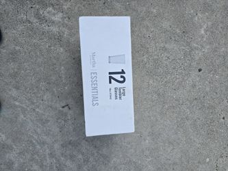 12 Large Tumbler Glasses Martha Stewart Essentials