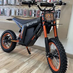 Tuttio Soleil Electric Dirt Bike 40mph ebike Finance Today $50 Down