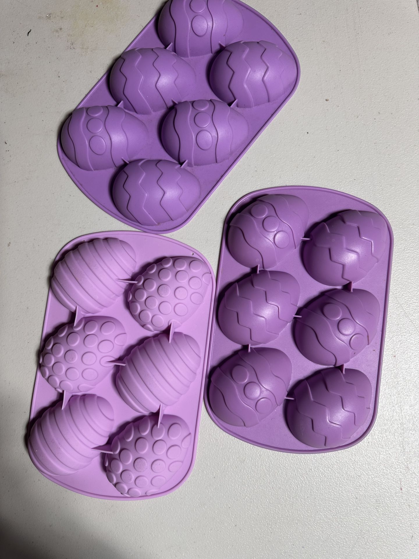 Easter Egg Silicon Mold (package Of 5)