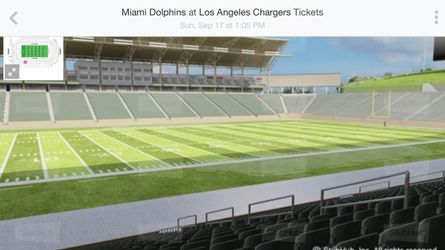 LA Chargers 2018 Season Tix Lower Sideline