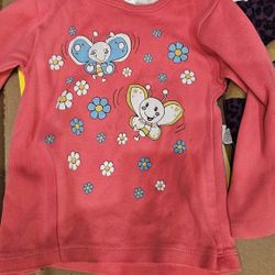 Long Sleeve T-shirts, 4 Pants, 4t-5t Girl Clothes