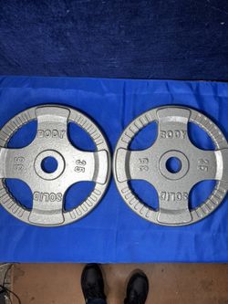 35 Lb Olympic Weight Plates 