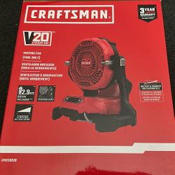 New Craftsman CMCE003B V20 3 Speed Misting Fan, (TOOL ONLY)