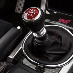 Original Subaru Shift Knob 6 Speed Red Center