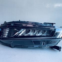 2018-2022 HONDA ACCORD LEFT DRIVER SIDE HEADLIGHT HALOGEN W/ LED OEM 