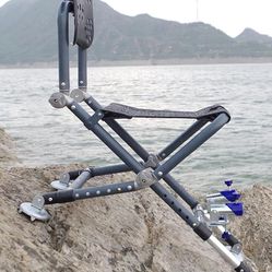 Portable Fishing Chair Fully Adjustable In Any Surface 