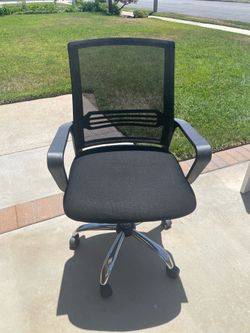 Desk and chair