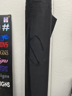 Interior suede adhesive black material by the yard 5 x3 $45