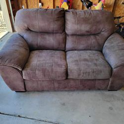 Couch & Love Seat With Ottoman