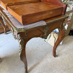 Antique French Desk And Chair (Replica)