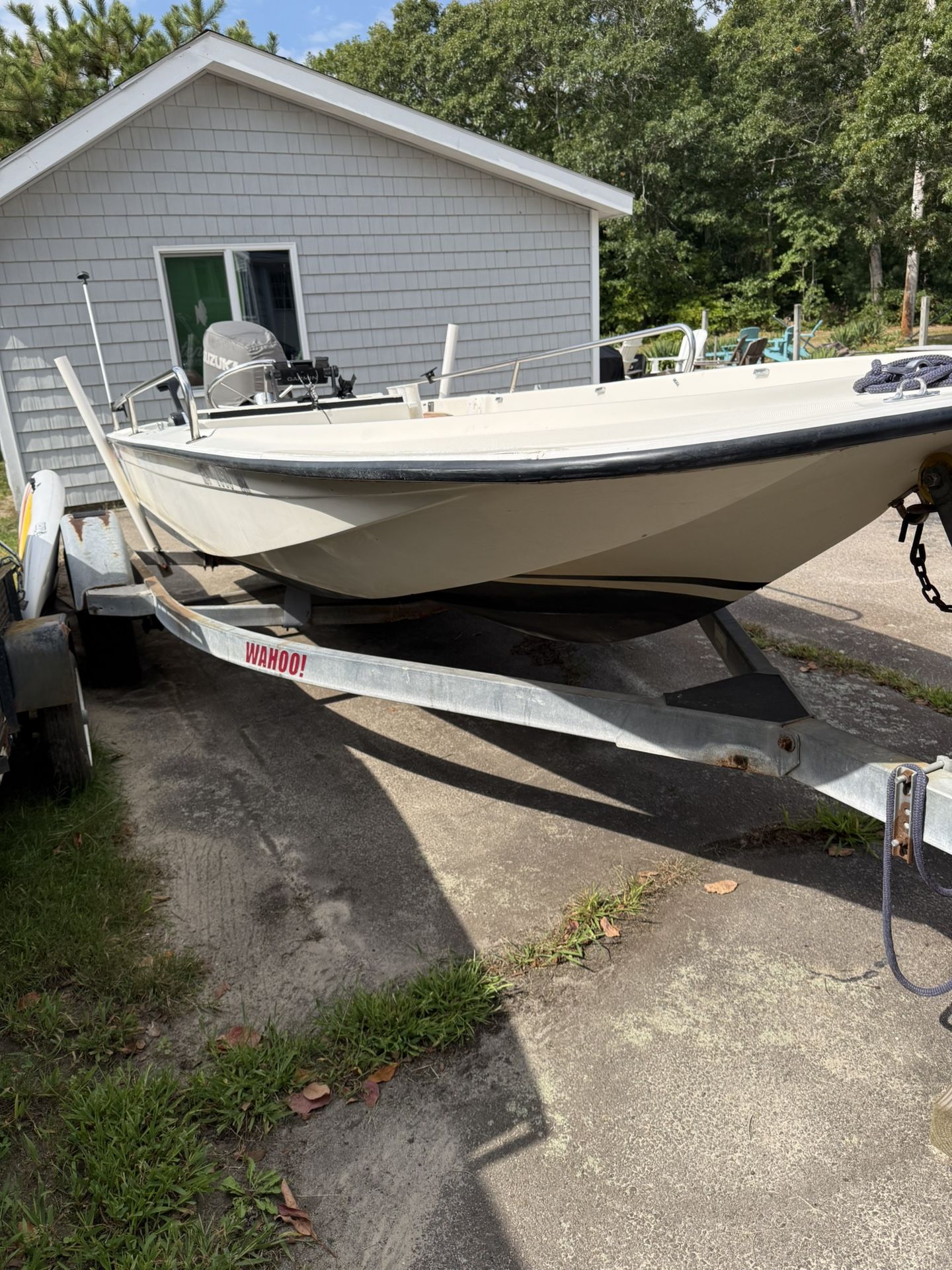 1990 Wahoo 17’ side console