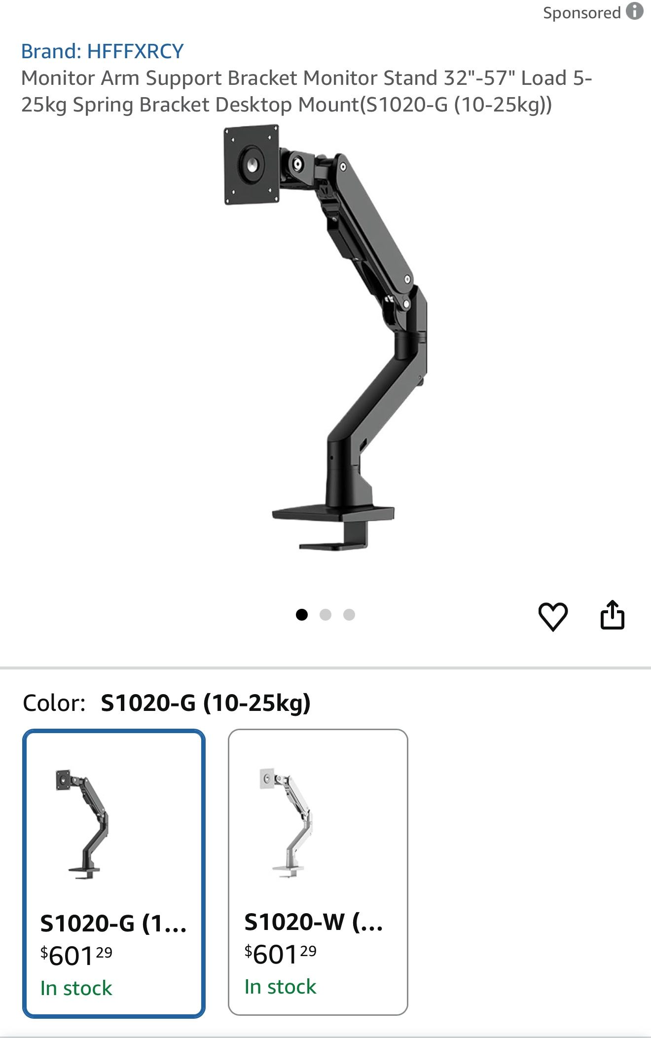 Heavy-Duty Monitor Arm