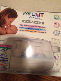 Avent naturally Express 4 Bottle microwave steam sterilizer