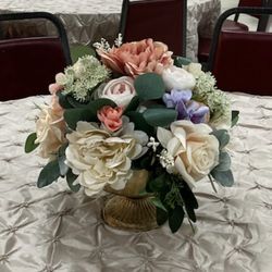 Faux floral wedding centerpieces
