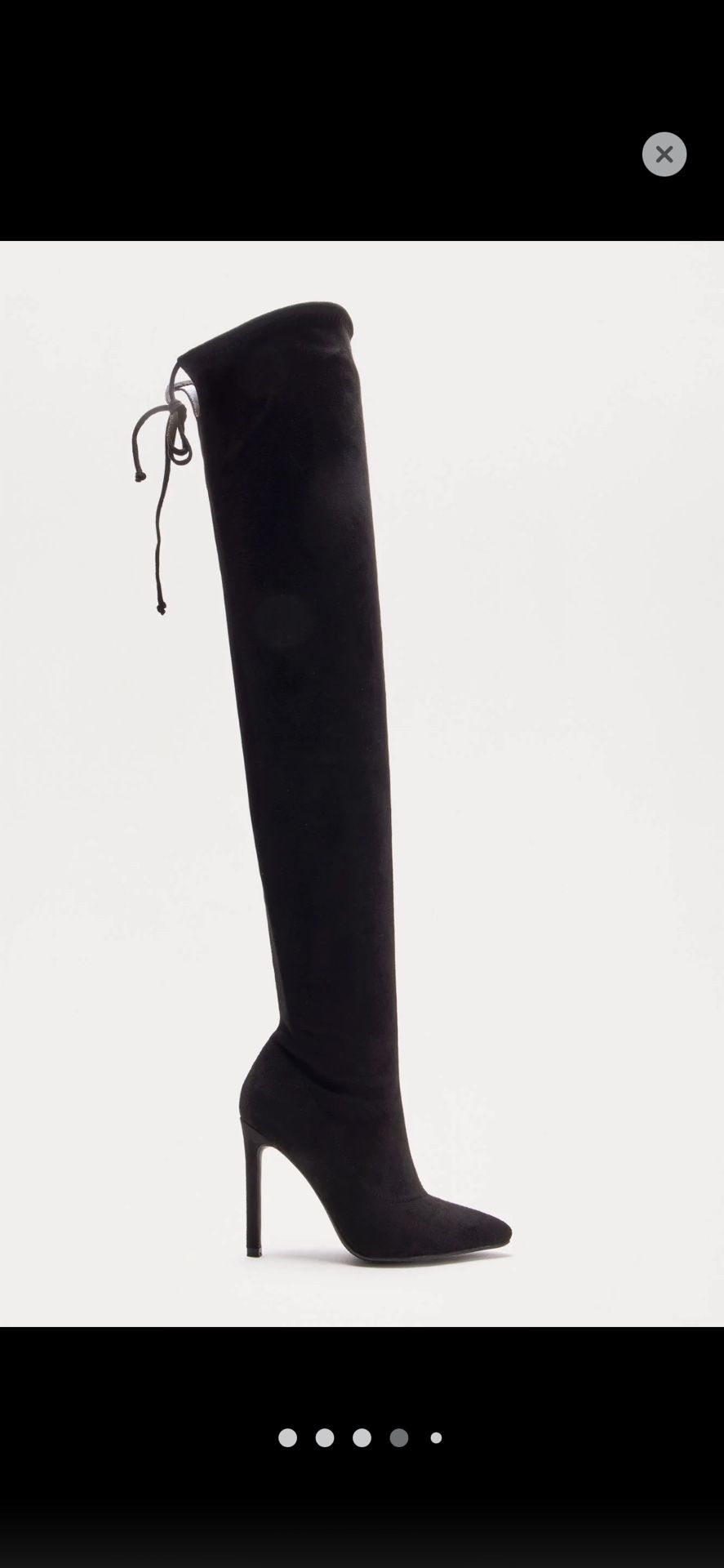 Black Over The Knee Boots