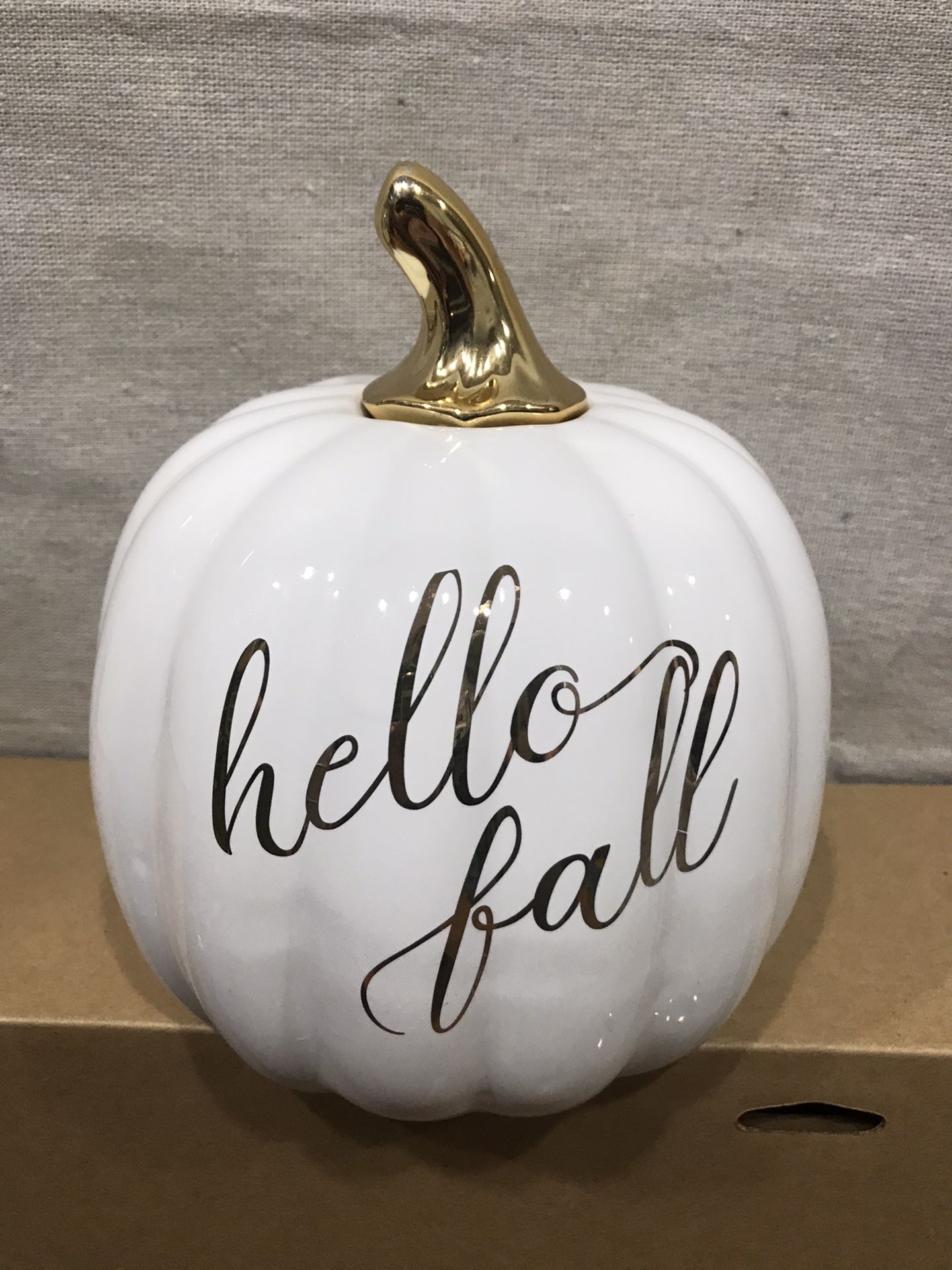 Hello fall pumpkin