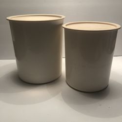 Tupperware One Touch Canisters (2) Pink