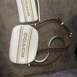 Coach Shoulder Bag & Wristlet