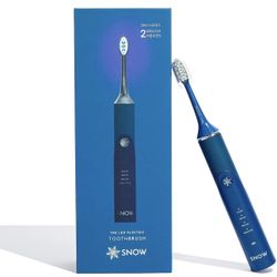 SNOW LED Electric Toothbrush - Rechargeable Electronic Brush for Adults - Sonic Technology w/LED Light Whitening & Cleaning Powered w/Sonic Technology
