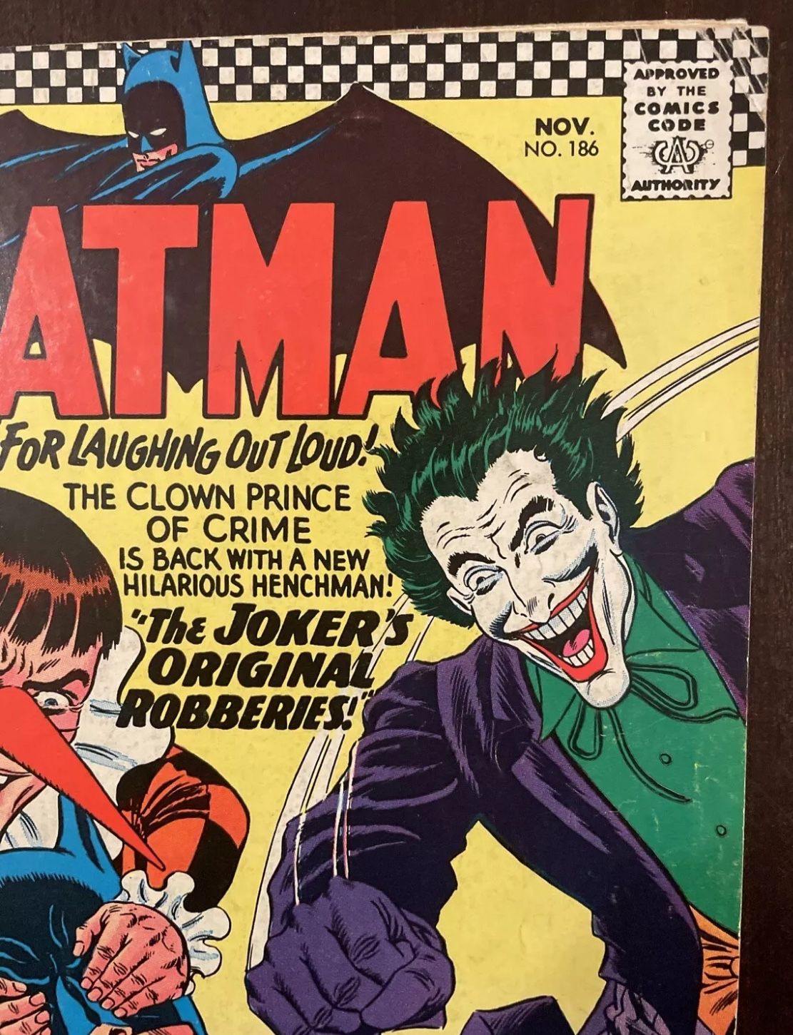 BATMAN #186 FN+ 1st Appearance of Gaggy Vintage Silver Age 1966 DC BATMAN #186 FN+ 1st Appearance of Gaggy Vintage Silver Age 1966 DC