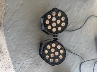 LED Par Stage Lights – Set of 2