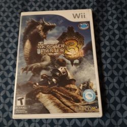 Nintendo Wii Monster Hunter 3 Game No Offers No Trades 75th Ave Indian School Serious Buyers Only Please