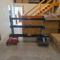 Commercial 3 Tier Dumbbell Rack