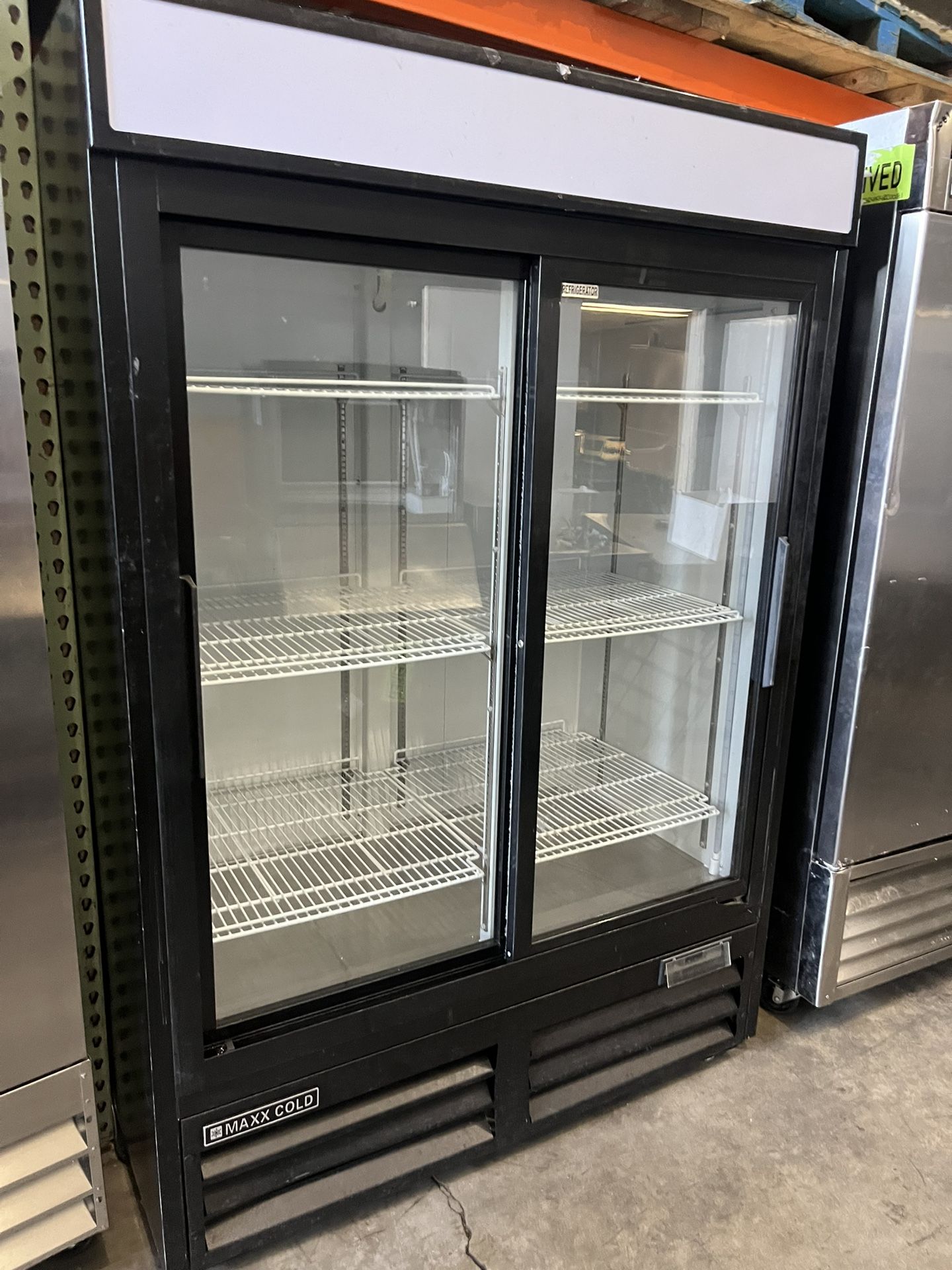 Glass Door Merchandise Two Doors