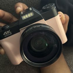 Pink 4K UltraHD Camera