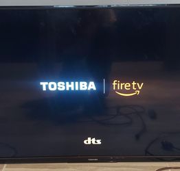 Toshiba TV 43 " With Wall Mount & Antenna