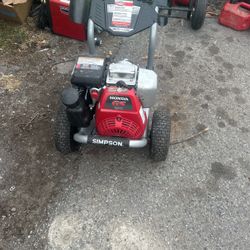Simpson pressure washer used once