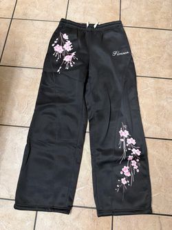 Flowers adult M pants