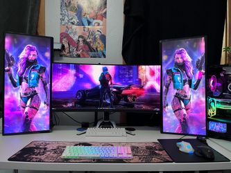 Computer, monitor and pc case