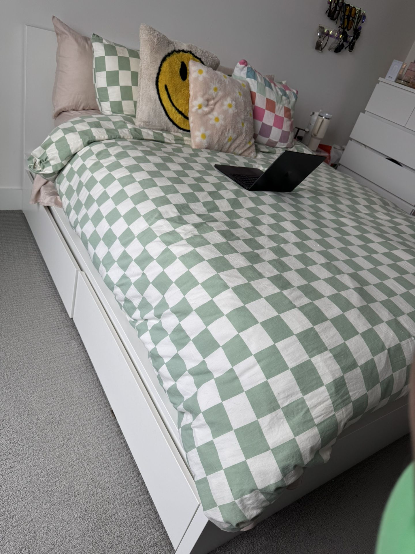 IKEA Malm Queen bed frame With Storage Drawers