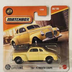 MATCHBOX . 1941 PLYMOUTH COUPE.