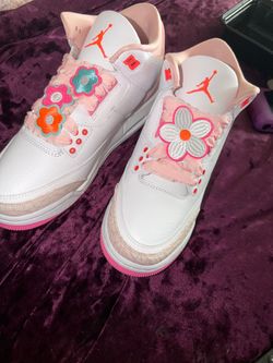 Air Jordan retro 3s Spring flowers