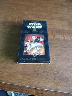Star Wars 1 The Phantom Menace VHS 1999