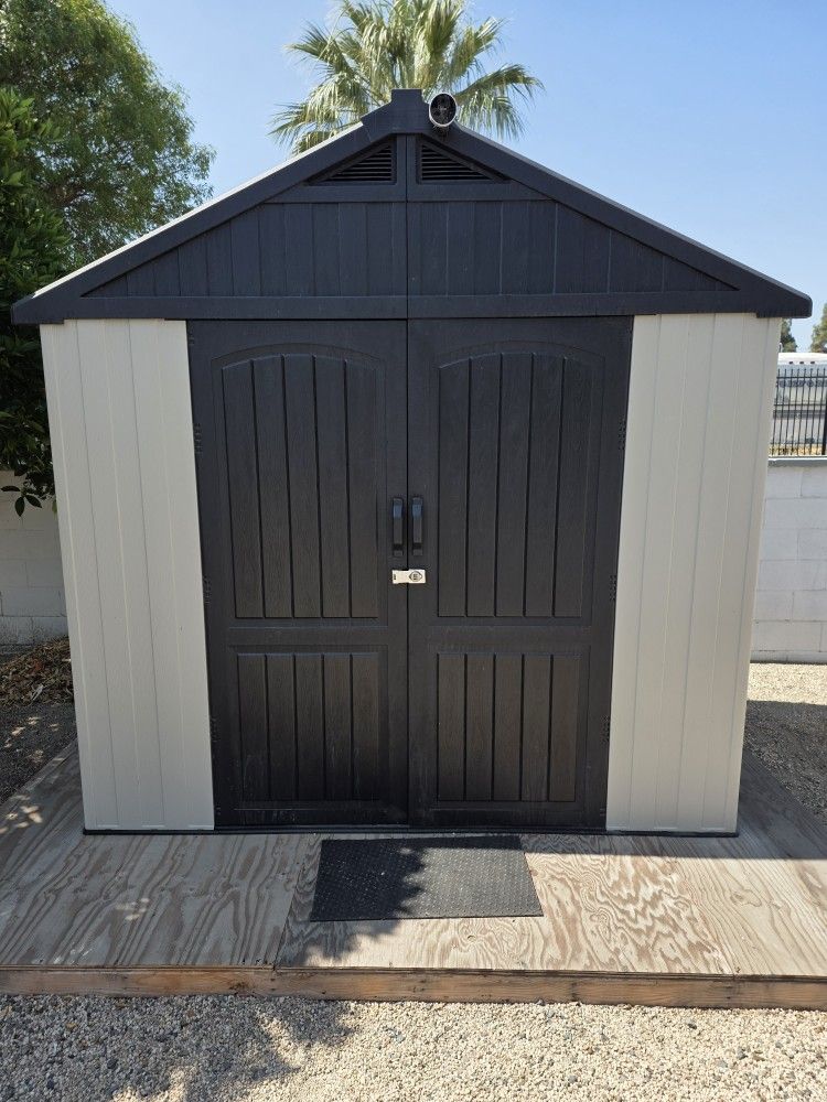 PATIOWELL  6'x8' PLASTIC RESIN SHED 