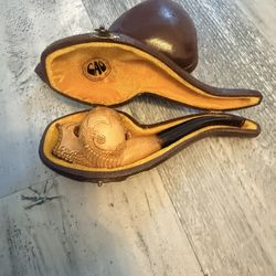 Handcrafted Meerschaum Pipe-Eagles Claw Block