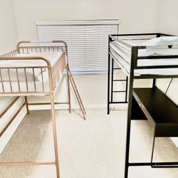 Loft Beds - Rose Gold And Matte Black