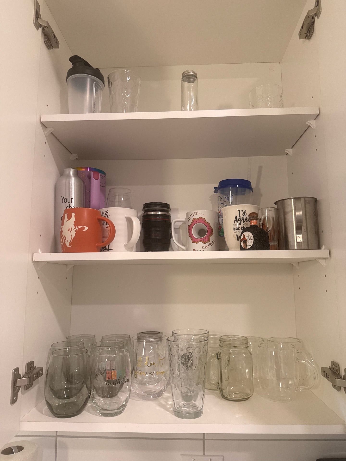 Assorted cups