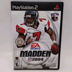 Madden NFL 2004 Sony PlayStation 2 PS2 Game Tested & Complete
